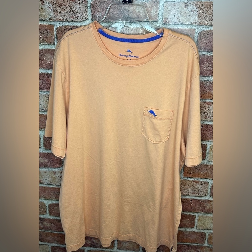 Tommy Bahama Men’s Crewneck Short Sleeve 100% Pima cotton Marlin T-Shirt Size L